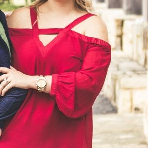 Off the shoulder blouse